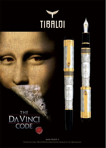 TIBALDI 2006 DA VINCI CODE FOUNTAIN PEN LE ＃332/618  