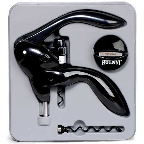 Houdini Lever Corkscrew Black (Brand New) Sealed  