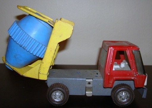 TOPPER TOY Vintage Metal Car ZOOMER BOOMER Cement Truck  