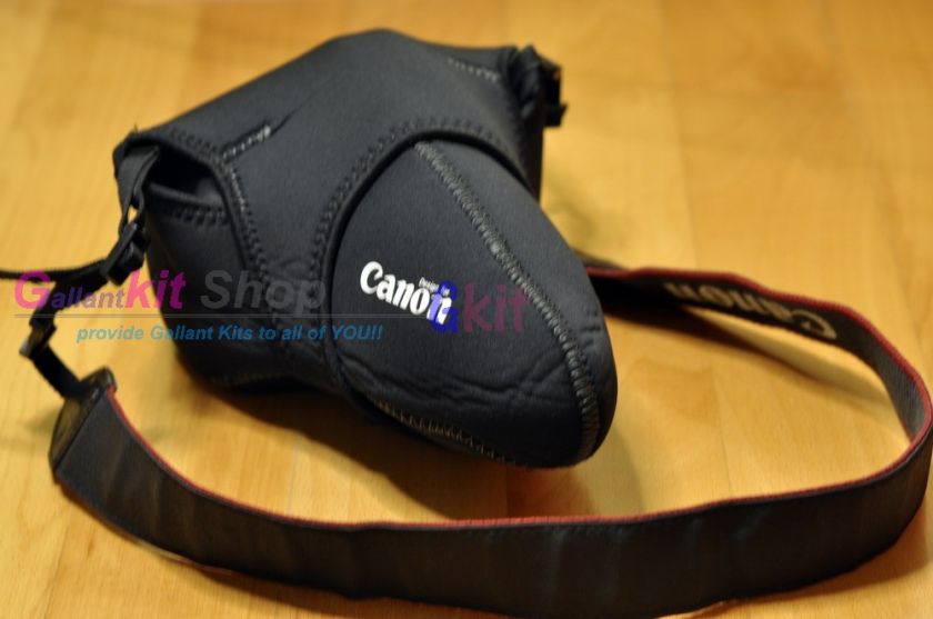 Bolsa Camara DSLR Neopreno Acolchado Canon 5D 7D  