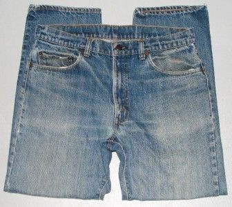 mens LEVI jeans 505 0217 Vintage Blue Denim 36 X 30 Lot X2 USA  
