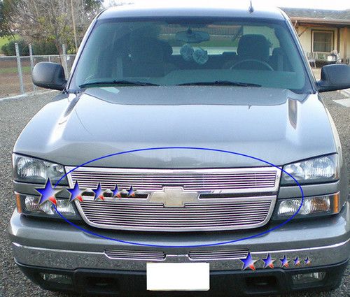 05 06 Chevrolet Silverado 2500 3500 HD Front Grill Aluminum Billet 