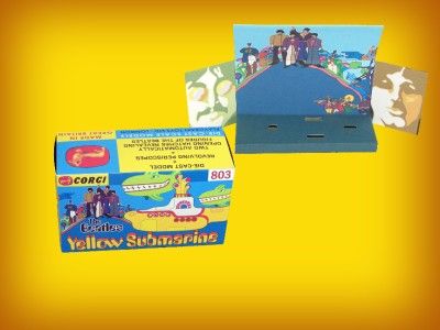 CORGI TOYS 803 YELLOW SUBMARINE CUSTOM DESIGN REPRO BOX  