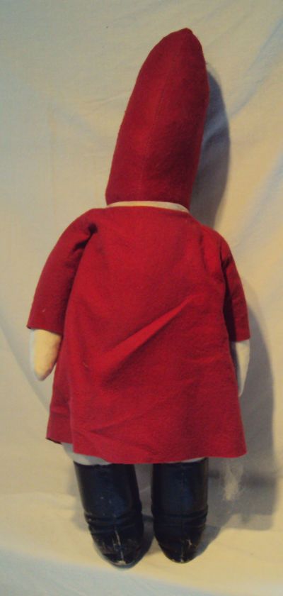 Vintage large Santa doll 27.6 inch Pére Noël Kerstman  