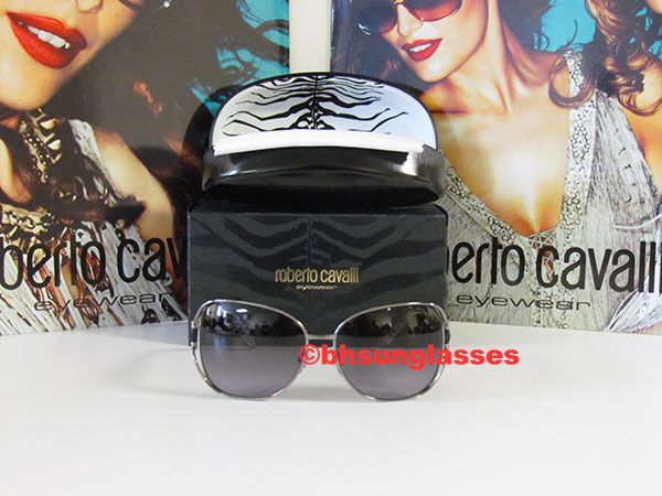 BRAND NEW Roberto Cavalli RC596S 6108B/ 596 08B / RC596S 28B /GUNMETAL 