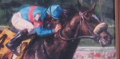 ZENYATTA QUEEN Z Santa Anita FINE ART Susany Double Mat Print 8 x 10 