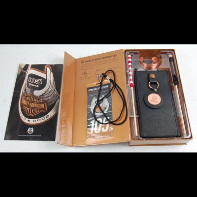 HARLEY DAVIDSON 105th ANNIVERSARY COLLECTORS SET Wallet  