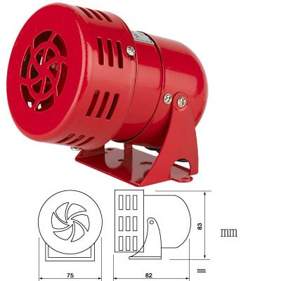 safe alarm buzzer ac 110 volts Mini Siren  