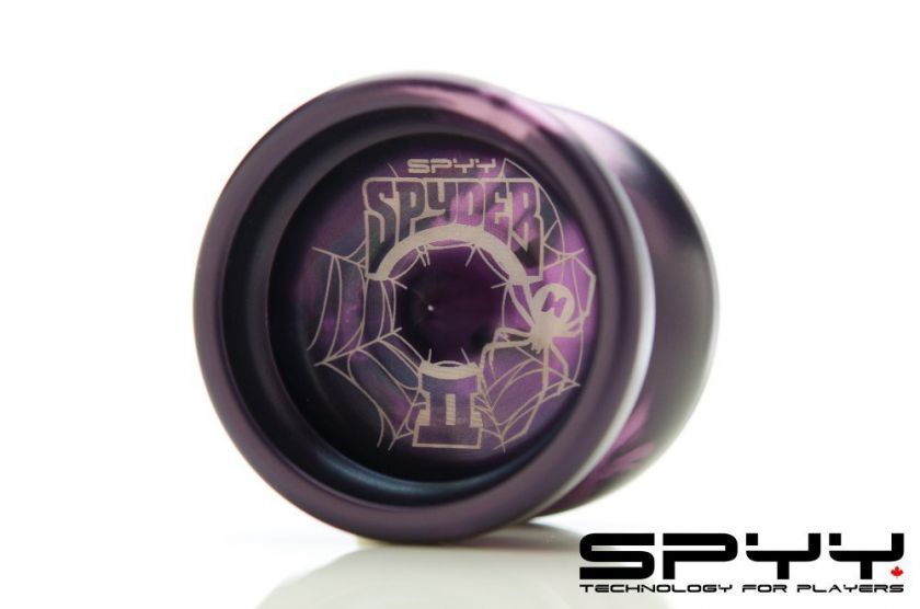 Spyy SPYDER II YoYo Half Blue / Half Silver Splash 2012 + Extra Poly 