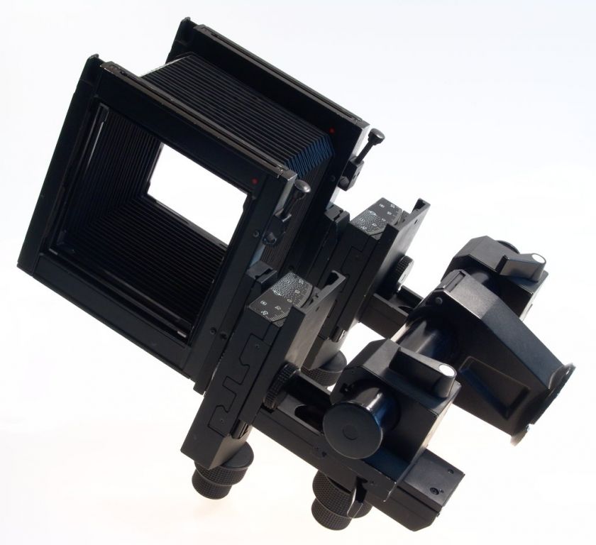 SINAR BLACK P2 LARGE FORMAT 4x5 CAMERA SYSTEM BELLOWS TRIPOD RAIL 