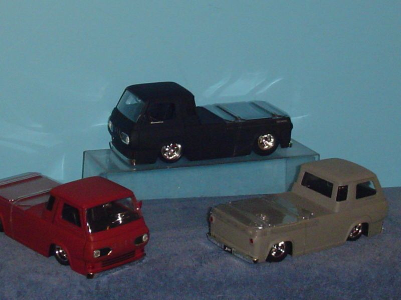 1965 FORD ECONOLINE PICKUP 124 PRIMER COLORS SET OF 3  