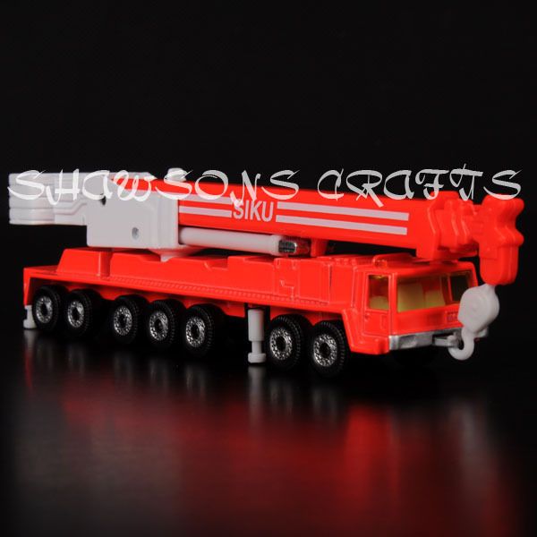   SUPER 16 DIE CAST METAL 1/87 GIANT CRANE HEAVY VEHICLE MODEL REPLICA