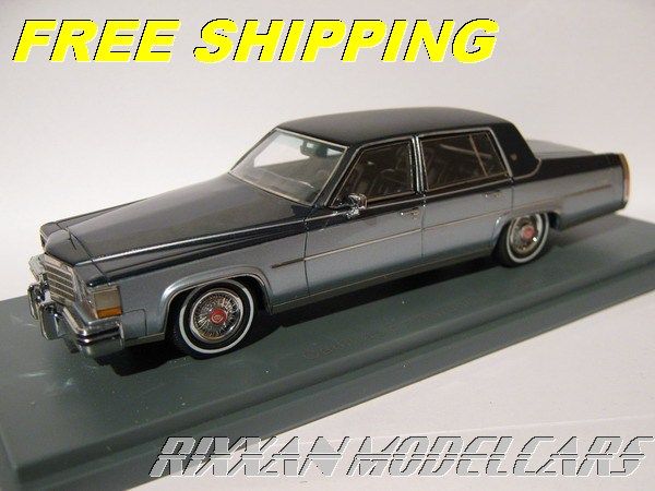 CADILLAC FLEETWOOD BROUGHAM 1980 BLUE 2 TONE 1/43 NEO  