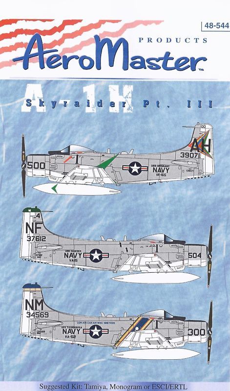 AEROMASTER 1/48 (48 544) A 1H SKYRAIDER PT. 3  