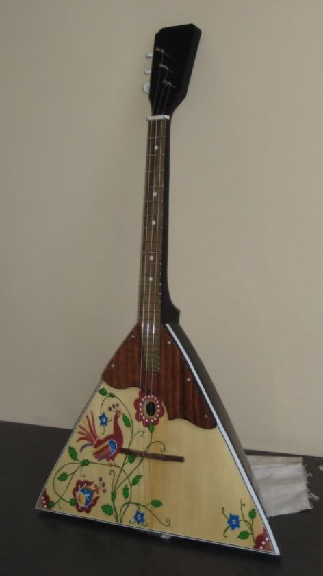 New RUSSIAN Balalaika 3 STRING Prima WOOD NON Ochestra  