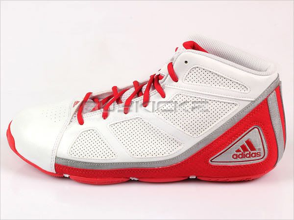 Adidas Dunkfest White/Red/Silver Basketball Mens 2011  