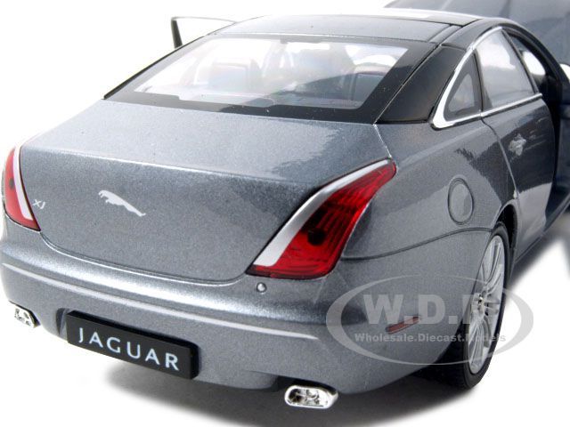 2009 2010 2011 JAGUAR XJ GREY 124 DIECAST MODEL CAR  