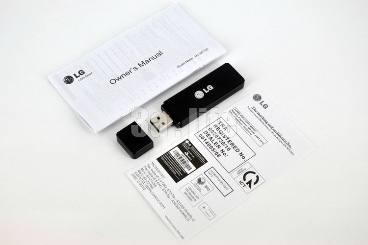 LG AN WF100 Wireless WiFi USB Adaptor Dongle for LG LED TV LX6500 