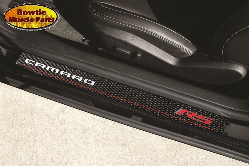 2010 2011 2012 5TH GEN CAMARO RS DOOR SILL PLATES CARBON FIBER GM 