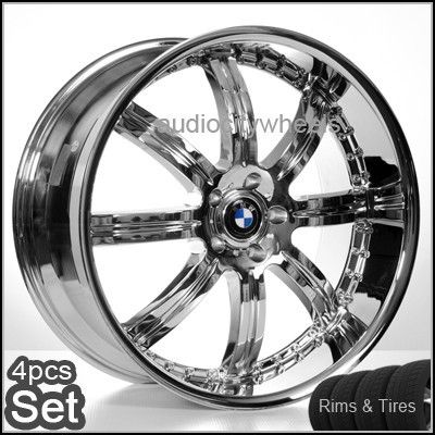 22 inch BMW Wheels and Tires Rims 6,7 series,M6 X5 X6  