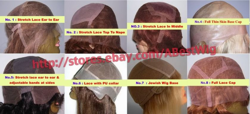 Custom lace wig 100% remy hair&hand knotted.18 to 20  