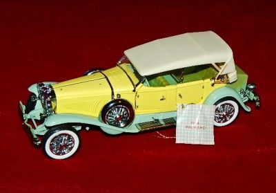 FRANKLIN MINT DIE CAST EXACT REPLICA 124 DUESENBERG 1930 AS IS/REPAIR 