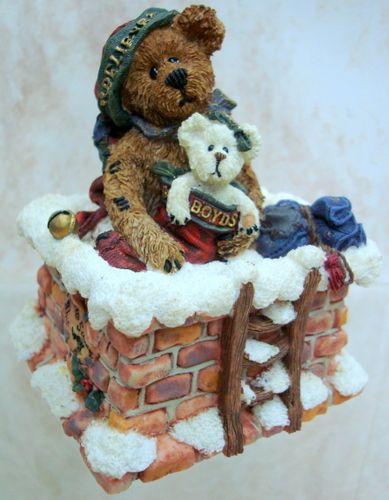 BOYDS BEARS Elfbeary Workshop CHRISTMAS Resin 1E 2479  