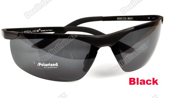 Polarized Sport Sunglasses Mens Glasses Black&Grey New  