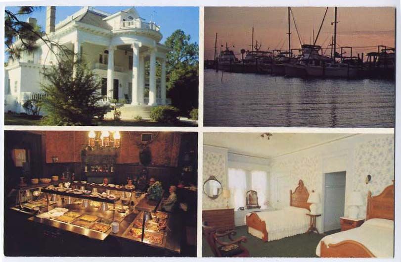 BELHAVEN NC River Forest Manor n Albemarle Sound Neuse River postcard