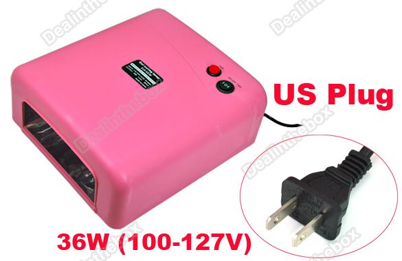 36W UV Gel Nail Art Dryer Curing Lamp Light Bulb 110V R  