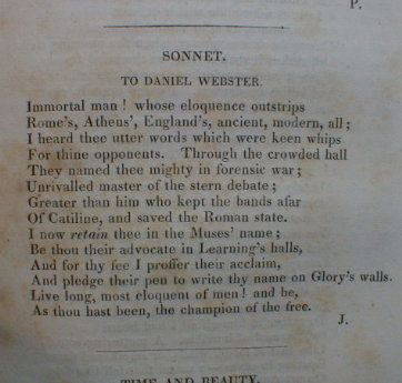 LAW Massachusetts Supreme Court 1825 Daniel Webster  