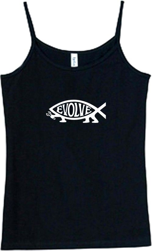 Shirt/Tank   Darwin Fish 3   evolution evolve  