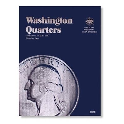 Whitman 9018 Washington Quarter #1 1932 1947 Coin Folder  