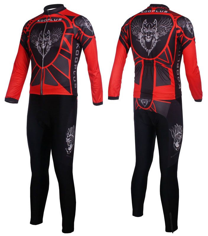   Winter bike bicycle Cycling wear long Jersey jacket + pants  