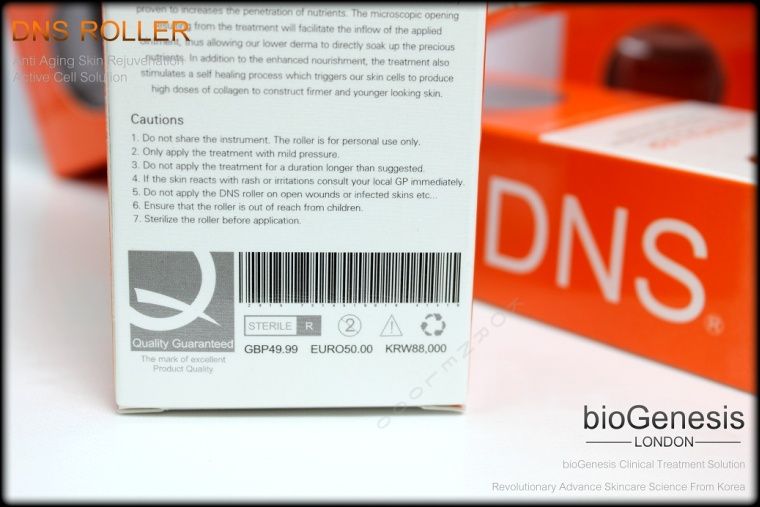 DERMA ROLLER DNS   0,5 mm Anti Falten und Cellulite  