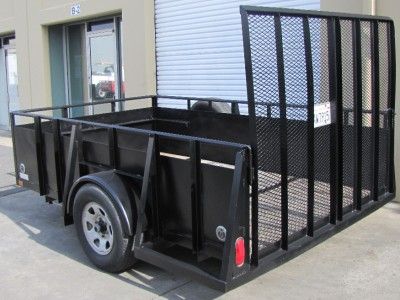 2001 Dargo Equipment Utility Cargo Trailer 6 x 10 Towable Tow  