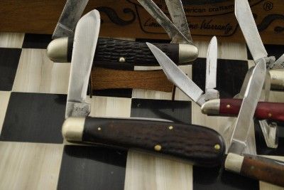   CASE XX POCKET KNIFE KNIVES LOT WHITTER STOCKMAN AND MORE @NR  