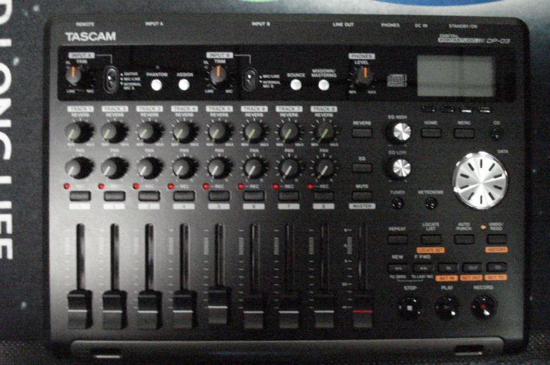 Tascam DP 03 8 track Digital Portastudio Recorder w/ Built In CD 