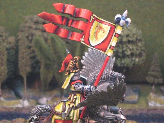 Warhammer DPS painted Bretonnian Pegasus Knights BR017  