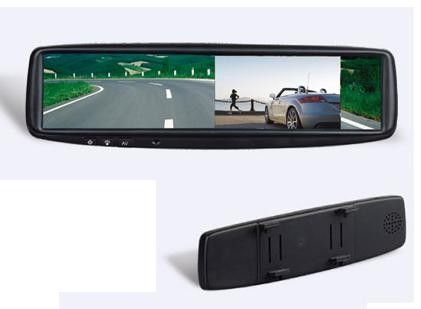 HD 800X480 digital LCD rear mirror for reversing camera  