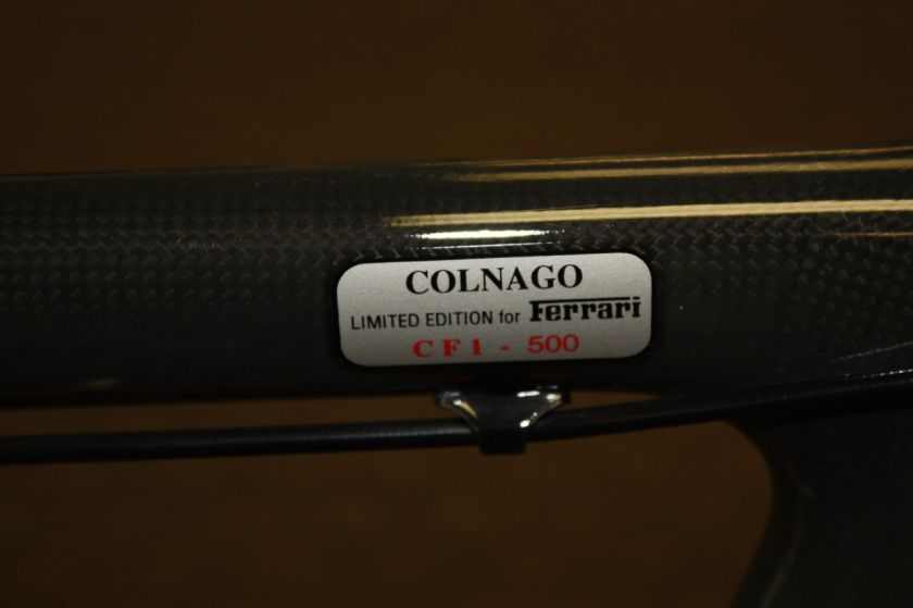 Colnago Ferrari Road Bicycle with stand  