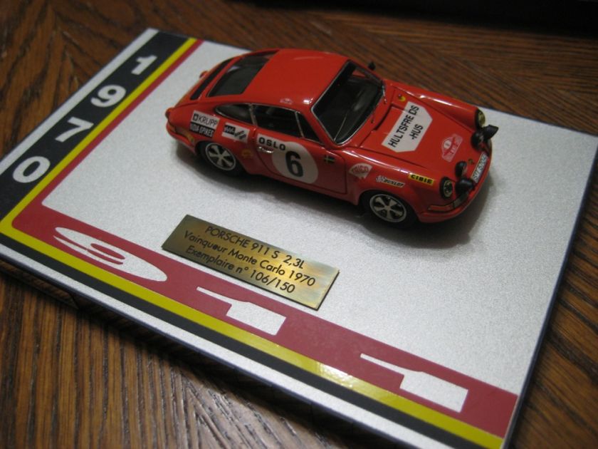 Heco M. Chateau Porsche 911S 2.3L Monte Carlo 1970 NIB  