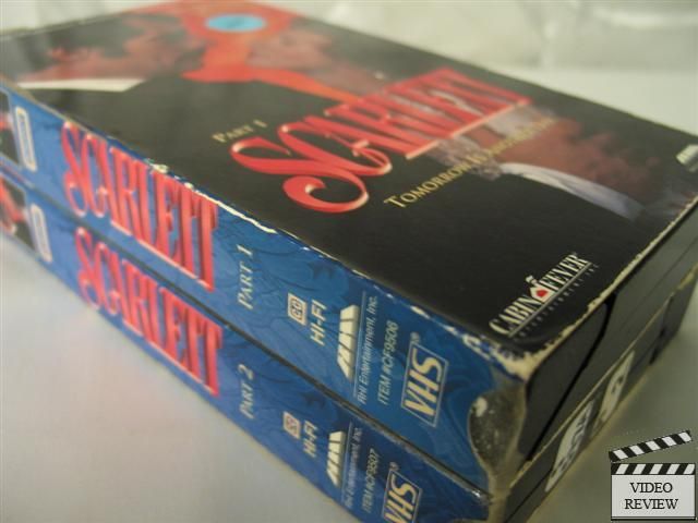 Scarlett VHS Joanne Whalley Kilmer, Timothy Dalton  