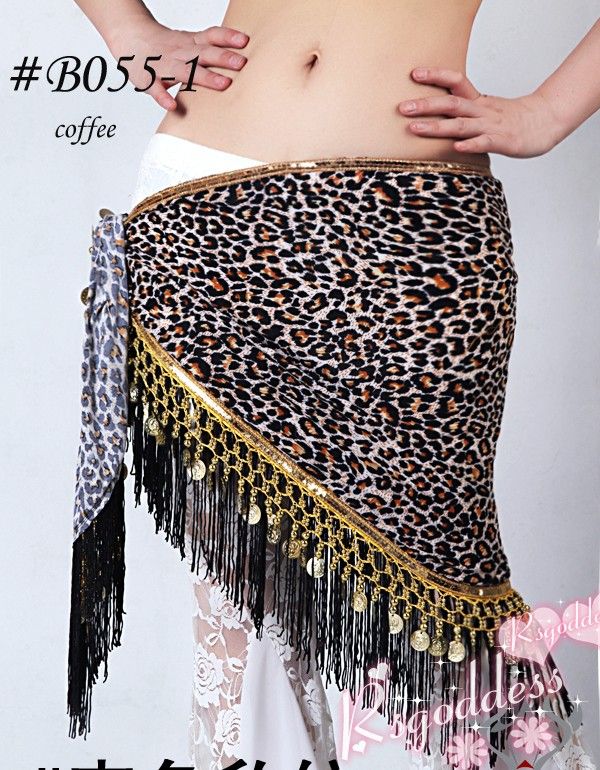 New  belly dance hip scarf  Belt Triangle Shawl 3 colou  