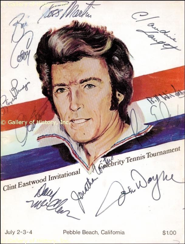 JOHN DUKE WAYNE   PROGRAM SIGNED  