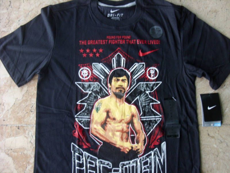 PHILIPPINE NIKE BLACK T SHIRT Manny Pacquiao PINOY NEW  