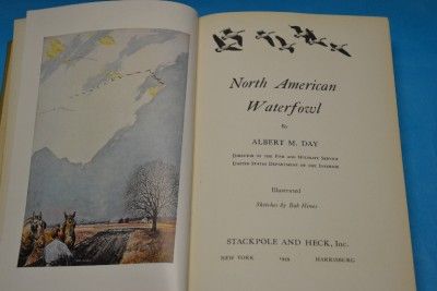 NORTH AMERICAN WATERFOWL By Albert Day 1949  