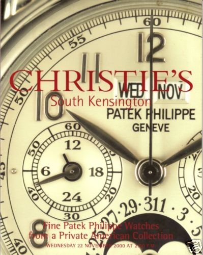 RARE CHRISTIE’S Patek Philippe Watches Amer Collection  