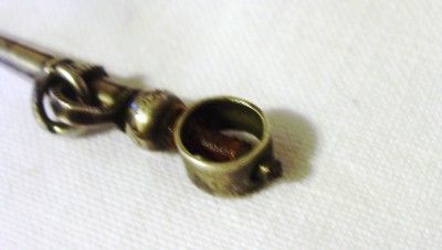 Antique Silver Pocket Watch Key For Watch Chain  