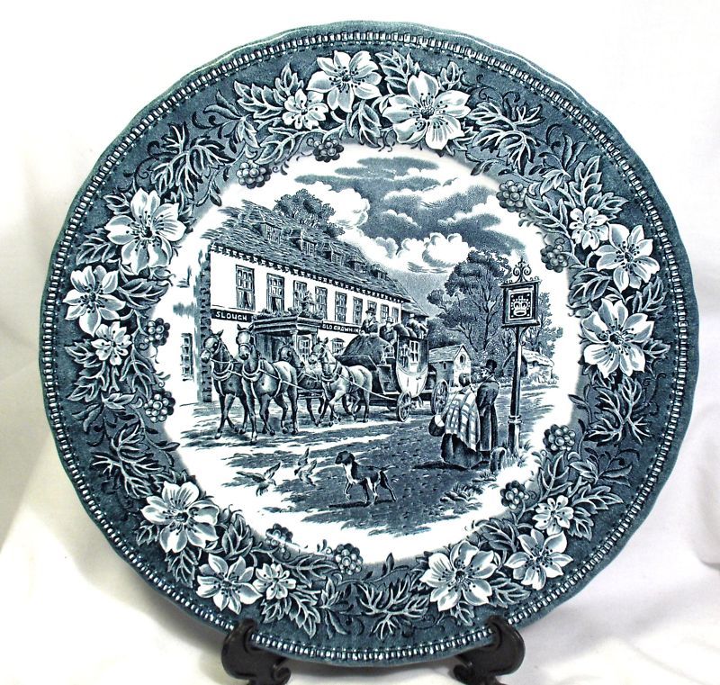 COACHING TAVERNS ROYAL TUDOR WARE STAFFORDSHIRE PLATE  